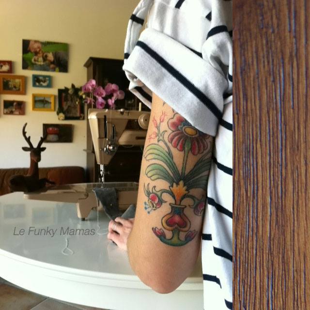 Il tatuaggio a ricamo di Justine de LeFunkymamas 